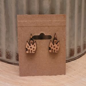 Haunted House Earrings
